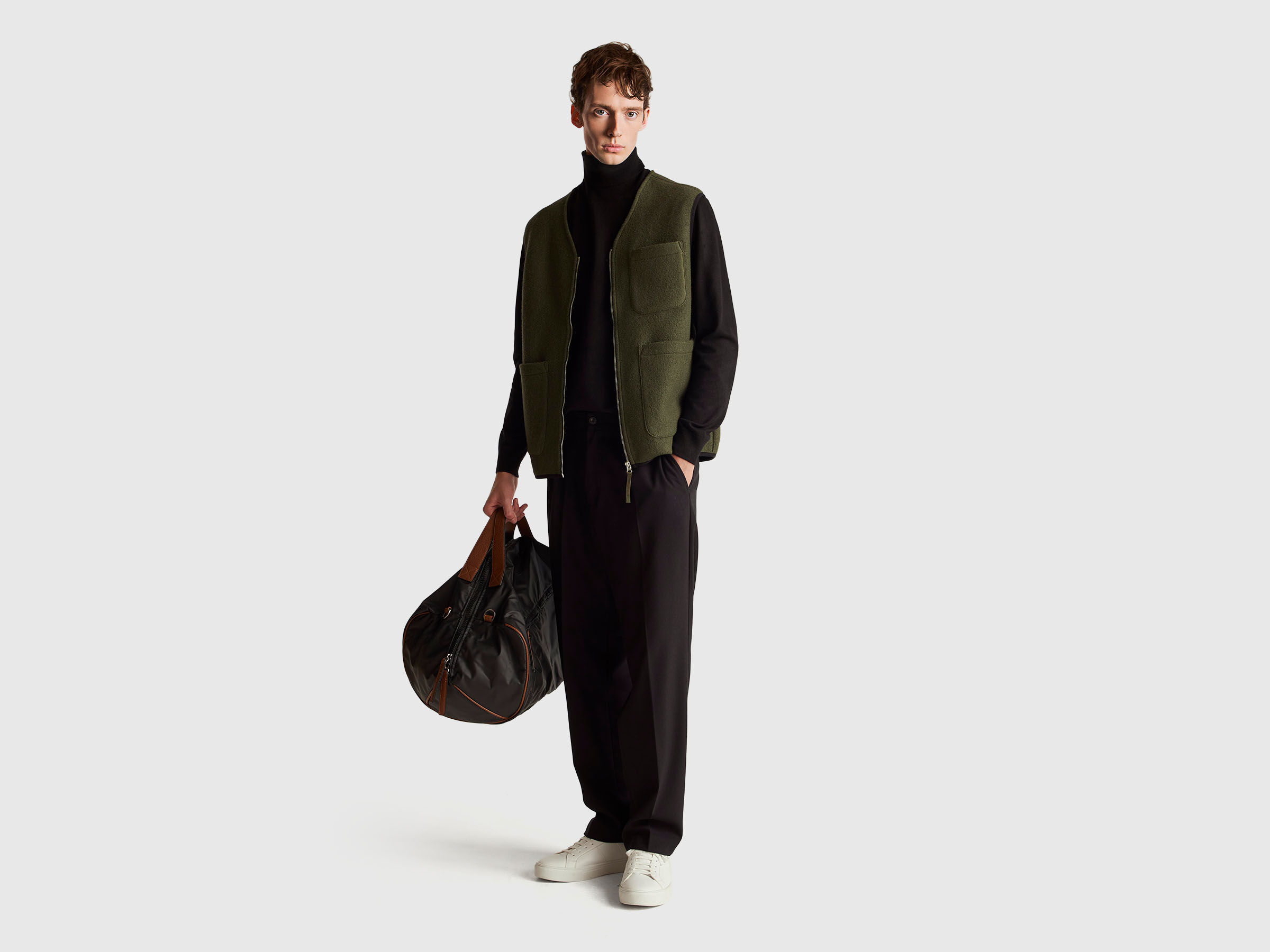 TURTLE NECK SWEATER Men image number 3
